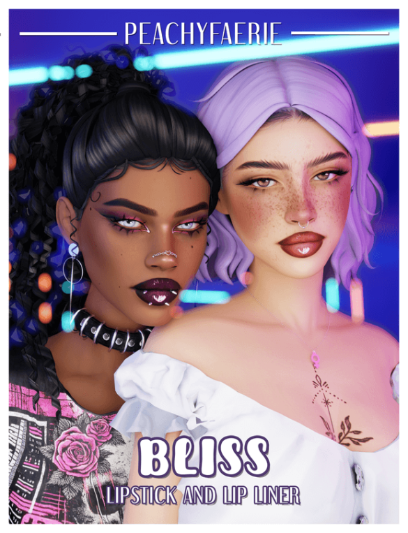 BLISS LIPSTICK AND LIP LINER