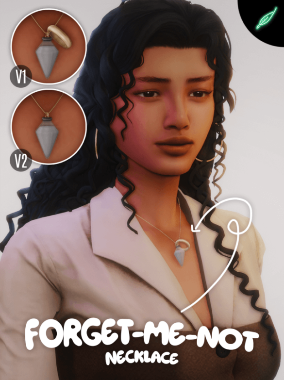 forget me not necklace