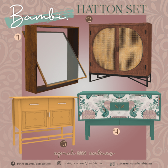 hatton set april 2024 extras set