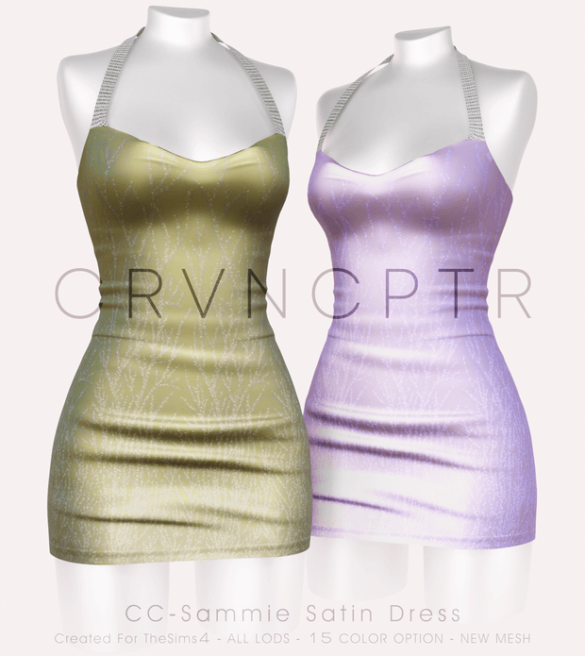 CC-Sammie Satin Dress