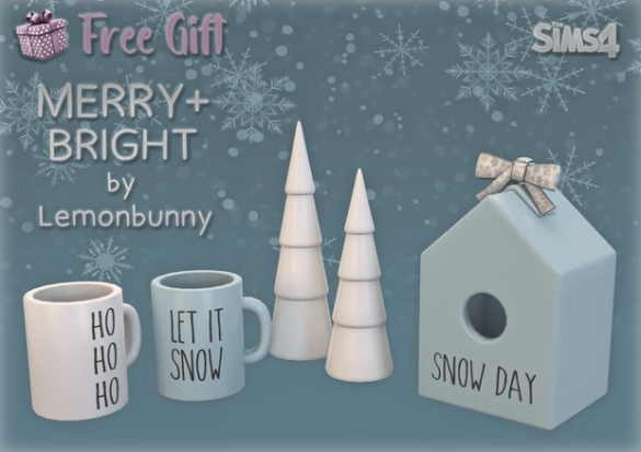 MERRY + BRIGHT TS4 CC-Pack