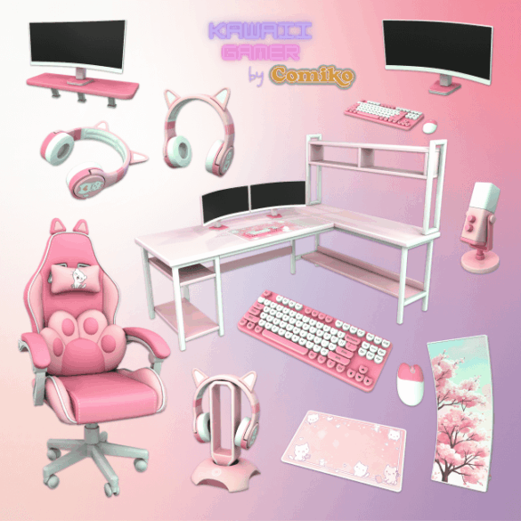 Kawaii Gamer Set Part 1