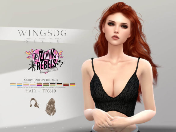 WINGS-TF0610-Curly hair on the back