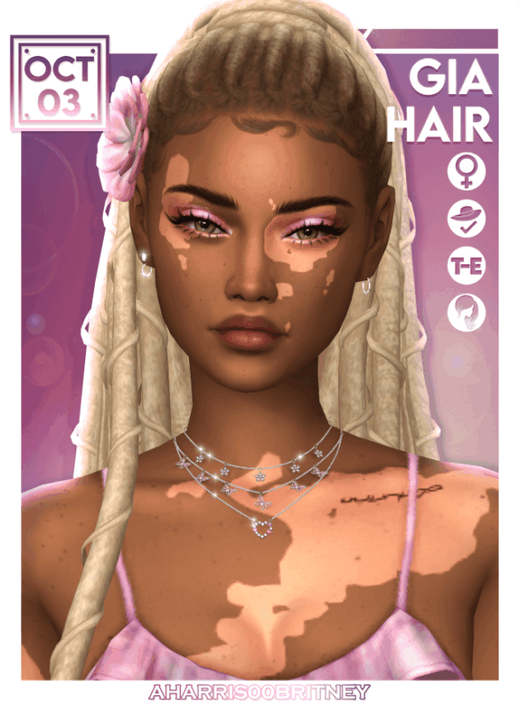 Gia Hair No Bangs