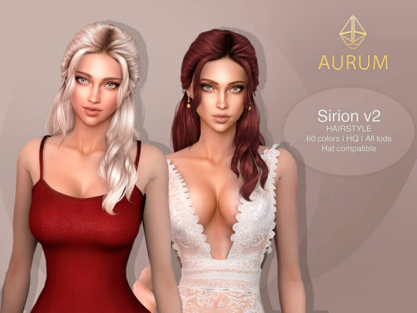 Sirion Hairstyle v2 - Braided Half-Up Long Waves