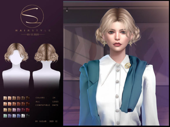 S-CLUB_031225_Double bun hairstyle