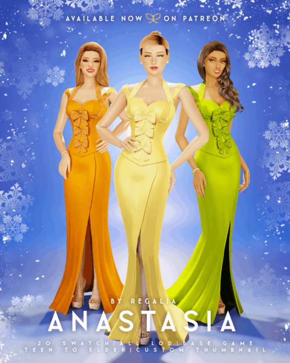 anastasia new years dress