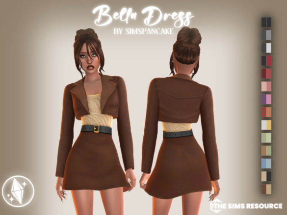 Bella Dress (Maxis Match)