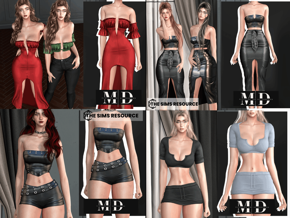 Midi Dress and Delicate Silk Top